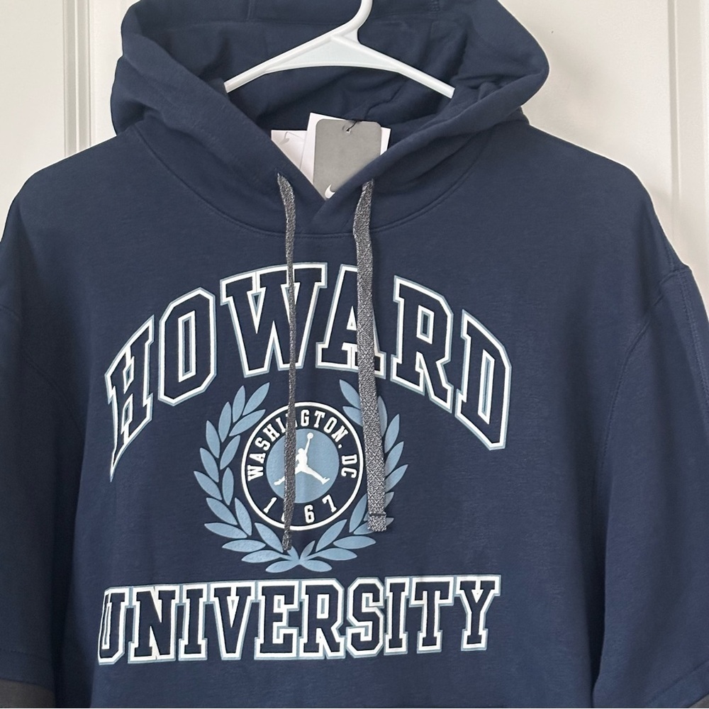 Nike Air Jordan Howard University Player Team Issued M Pullover Hoodie Sweater - Picture 3 of 14